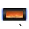Hastings Home Hastings Home Electric Fireplace 31-inch Wall Mounted, 13 Backlight Colors, Remote Control(Black) 431647TPF - alternate 1